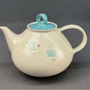 Vernonware Speckled Cream teapot